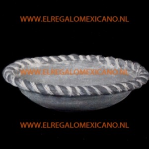 sierschaal terracotta grijs