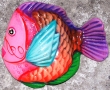 Keramik Fisch 11x9x4cm.
