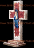 houten kruis met maria