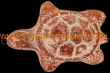 Terracotta schildpadje 10x8x4cm. rood