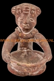 Maya beeldje 16x11x11cm. bruin