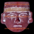 maya masker olmeca cultuur rood