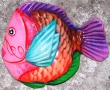 céramique poisson 11x9x4cm.