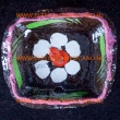 Mini aardewerk schaaltje type 3 4x4x1cm. roze
