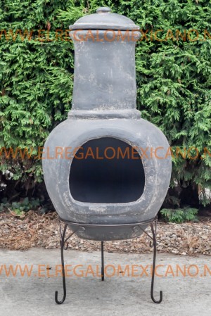 sol-y-yo mexicaanse tuinhaard 44x108 cm 28 kilo grijs 8680GRS