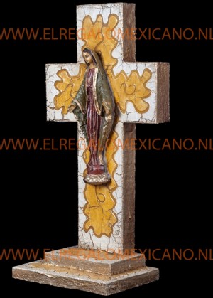 houten kruis maria