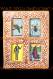 Wanddecoratie loteria 4-voudig 20x26cm.