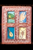 Wanddecoratie loteria 4-voudig 20x26cm.