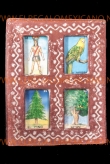 Wanddecoratie loteria 4-voudig 20x26cm.