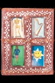 Wanddecoratie loteria 4-voudig 20x26cm.