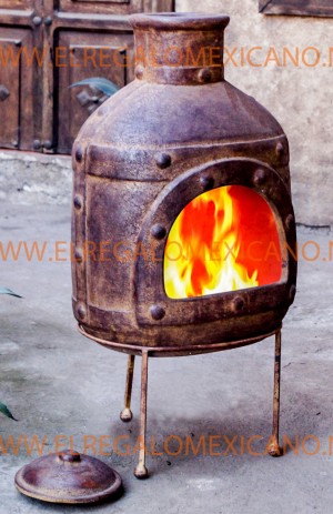 sol-y-yo mexicaanse tuinhaard 46x113 cm 35 kilo rood 6130RD