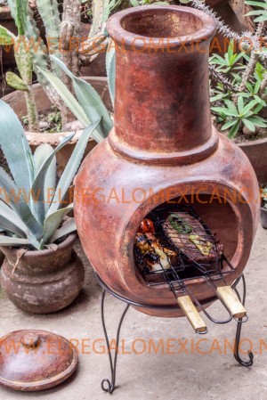 sol-y-yo mexicaanse tuinhaard 44x108 cm 28 kilo rood  8680RD