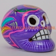 Skull keramiek 10x8x8m. lila