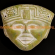 Maya masker Veracruz 22x19cm. groen