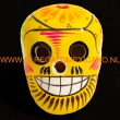 Skull keramiek 6x5x5cm. geel