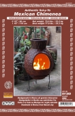 sol-y-yo mexicaanse tuinhaard 56x110 cm 32 kilo rood 8913RD