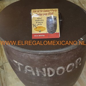 Metalen deksel voor tandoor 8610