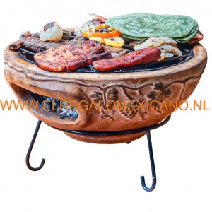 Sol-y-Yo 7130YL Mexicaanse Barbecue 44x26cm. geel