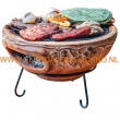 Sol-y-Yo 7130YL Mexicaanse Barbecue 44x26cm. geel