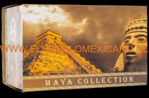 Maya beeldje Pre-Columbiaans 14x11x7cm.
