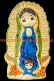 Virgin de Guadalupe 27x15x10cm.