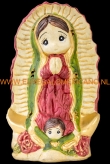 Virgin de Guadalupe 27x15x10cm.
