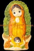 Virgin de Guadalupe 27x15x10cm.