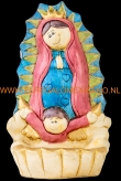 Virgin de Guadalupe 27x15x10cm.