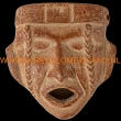Maya masker 10x10cm. rood
