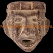 Maya masker 10x10cm. bruin