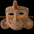 Maya masker 12x9cm. rood
