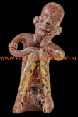 Maya beeldje Pre-Columbiaans 15x8x7cm.
