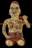 Maya beeldje Pre-Columbiaans 13x9x7cm.