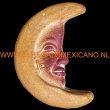Mexicaanse maan Ø14cm. geel-rood