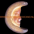 Mexicaanse maan Ø14cm. bruin-rood