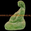 Beeldje zwangerschap 22x17x11cm. groen