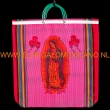Nylon tas Virgen de Guadalupe 47x47cm. rood
