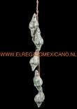 mexicaanse decoratie terracotta slinger schelpen groen