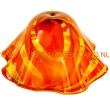 Glazen lamp 36X18cm.