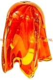 Glazen lamp 14x21cm.