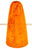 Glazen lamp 17x31cm.