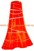 Glazen lamp 22x32cm.