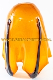 Glazen lamp 26x34cm.
