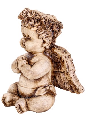 Gipsen beeldje religie 11x9x12cm