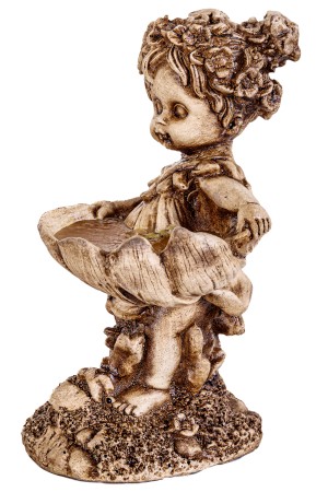 Gipsen beeldje religie 8x8x14cm