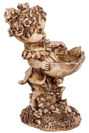 Gipsen beeldje religie 8x8x14cm