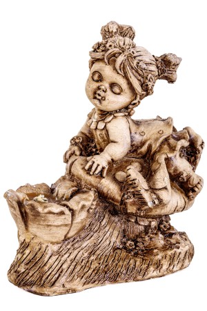 Gipsen beeldje religie 8x12x15cm