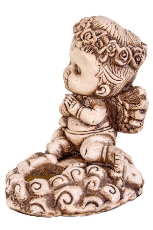 Gipsen beeldje religie 10x12x14cm