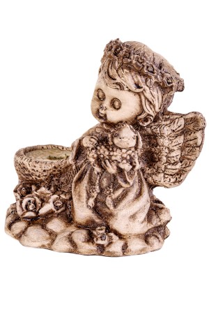 Gipsen beeldje religie 13x8x13cm