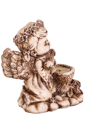 Gipsen beeldje religie 8x14x13cm